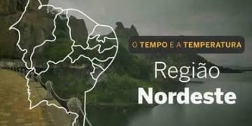 O TEMPO E A TEMPERATURA: chuva passageira continua no litoral do Nordeste nesta terça-feira (4)