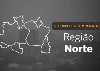 O TEMPO E A TEMPERATURA: domingo será de pancadas de chuva entre Amazonas, Acre e Roraima